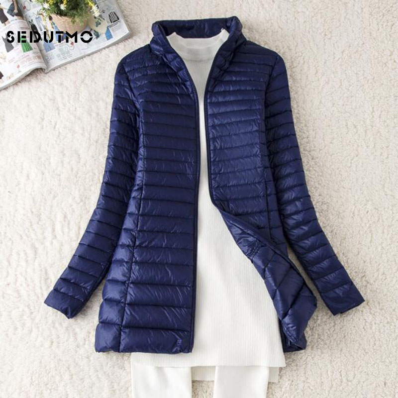 Puffer Jacket Women Down - SEDUTMO kış uzun kadın aşağı ceket