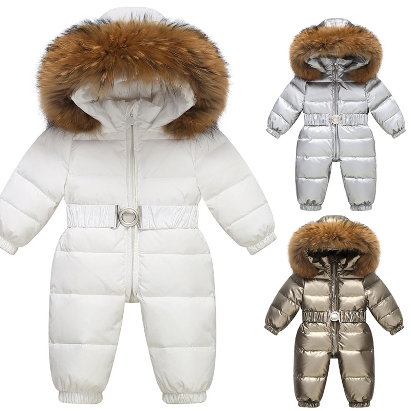 Winter Clothing Toddler - Çocuk kış tulum su geçirmez kapüşonlu