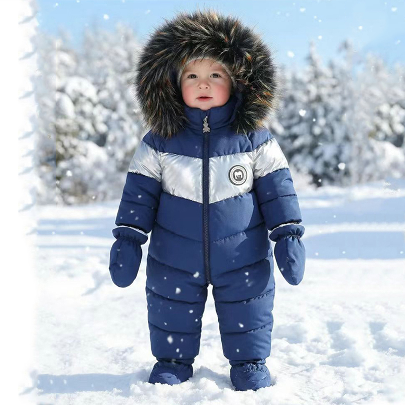 Winter Clothing For Baby Girl - Kış Yenidoğan Bebek Romper Eldiven Ile