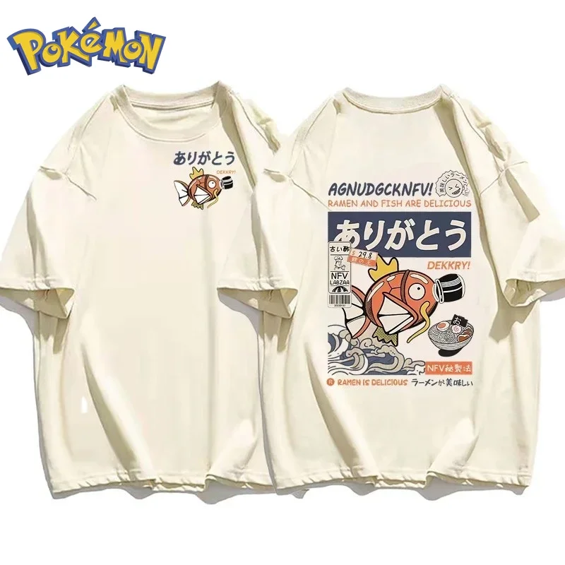 Winter Clothing Japan - Pokémon Anime Magikarp baskılı tişört 2026