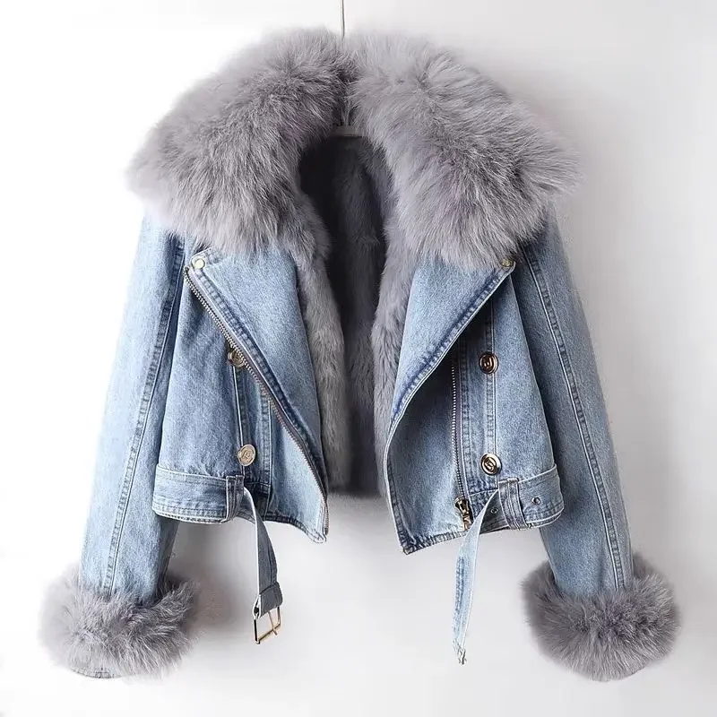 Kadınlar için denim ceket Kısa - Y2K Winter Clothing incelemesi ve fiyatı