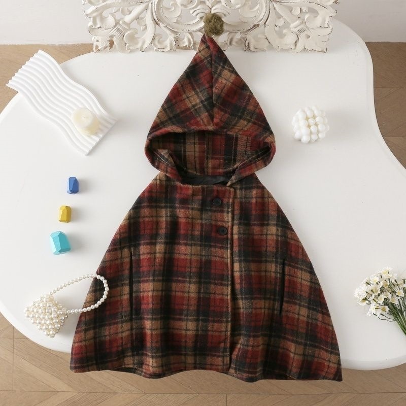Kız Çocuk Ekose Pelerin Seviml - Winter Clothing For Baby Girl incelemesi ve fiyatı