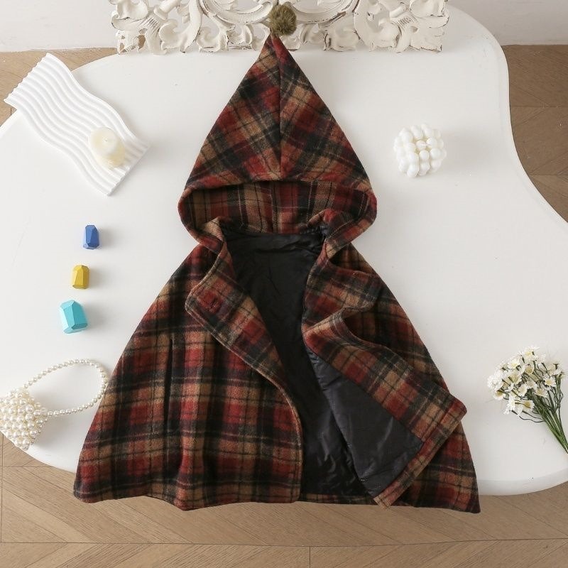 Kız Çocuk Ekose Pelerin Seviml - Winter Clothing For Baby Girl incelemesi ve fiyatı