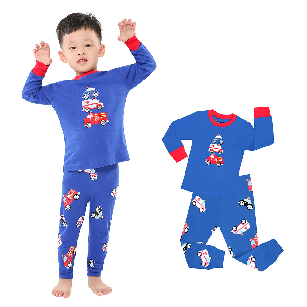 100 Cotton Boys Pajamas Sets 2 - Winter Clothing Toddler incelemesi ve fiyatı