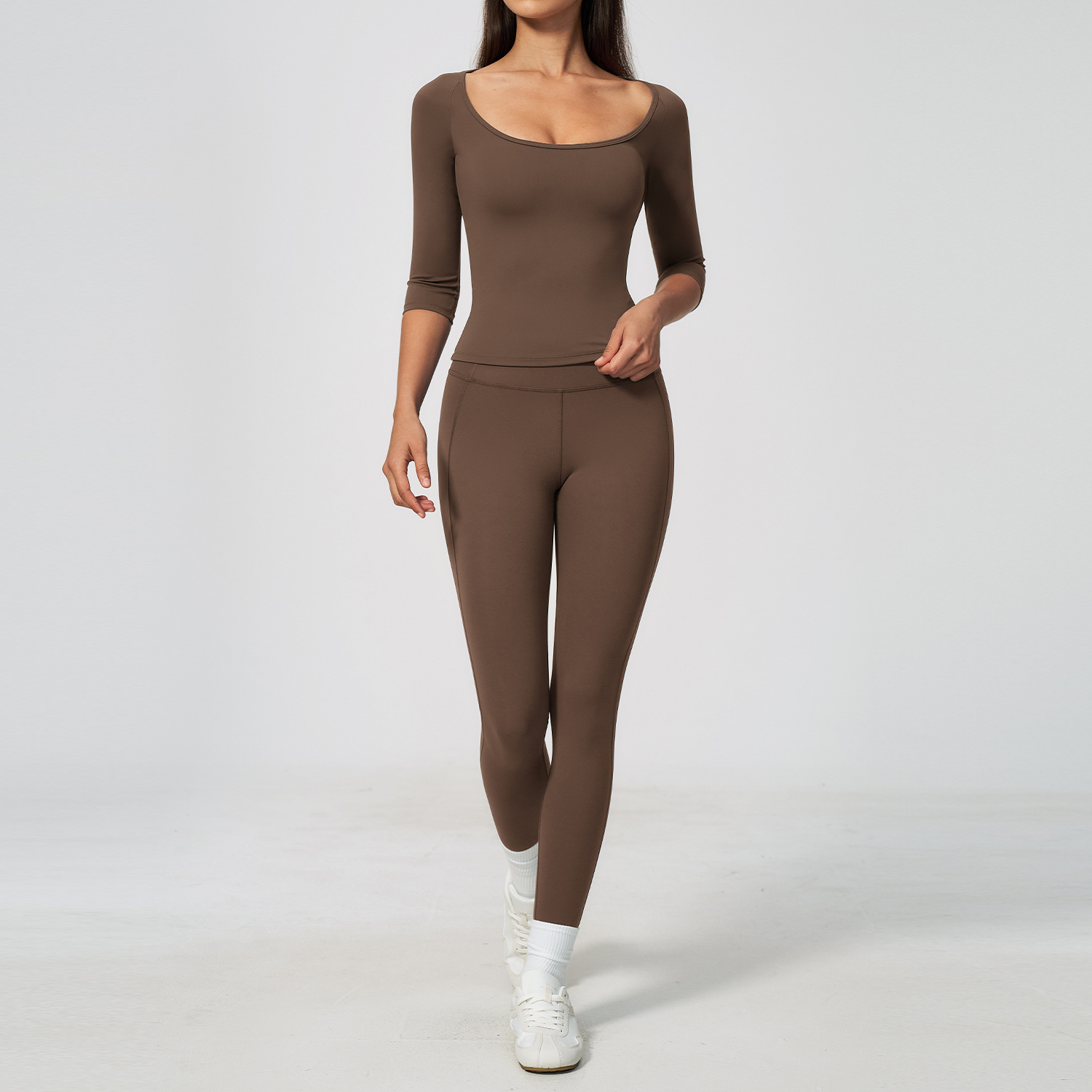 Kadın 2 Parça Yoga Seti 3/4 Ko - Winter Clothing Trends incelemesi ve fiyatı